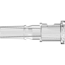 Male Rotating Adaptor to Female Luer Thread , Straight, PC (Polycarbonate), Clear