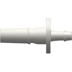 Male Rotating Adaptor to Tube Connection 2,4mm (3/32"), Straight, PA (Polyamide), White