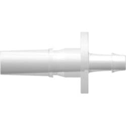 Male Rotating Adaptor to Tube Connection 2,4mm (3/32"), Straight, PP (Polypropylene) - Animal Free, Natural