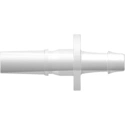 Male Rotating Adaptor to Tube Connection 3,2mm (1/8"), Straight, PP (Polypropylene) - Animal Free, Natural