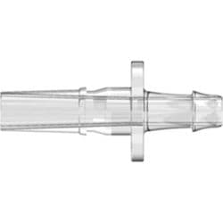 Male Rotating Adaptor to Tube Connection 3,2mm (1/8"), Straight, PC (Polycarbonate), Clear