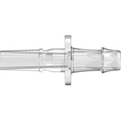 Male Rotating Adaptor to Tube Connection 4,0mm (5/32"), Straight, PC (Polycarbonate), Clear