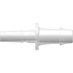 Male Rotating Adaptor to Tube Connection 4,8mm (3/16"), Straight, PP (Polypropylene) - Animal Free, Natural