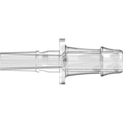 Male Rotating Adaptor to Tube Connection 4,8mm (3/16"), Straight, PC (Polycarbonate), Clear