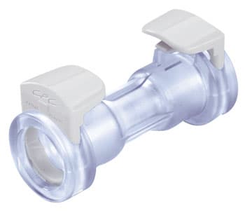 Straight, Thumb Latch - MPC Female to Thumb Latch - MPC Female, PC (Polycarbonate) Purple Tint, Plastic Latch