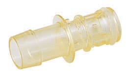 Straight, Thumb Latch - MPC Female to Tube Fitment 3,2mm (1/8") ID, PC (Polycarbonate) Purple Tint, Plastic Latch