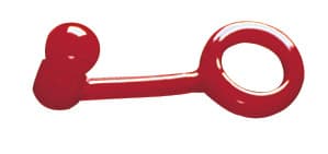 Male, Thumb Latch - MPC, PVC (Polyvinyl Chloride), Red,