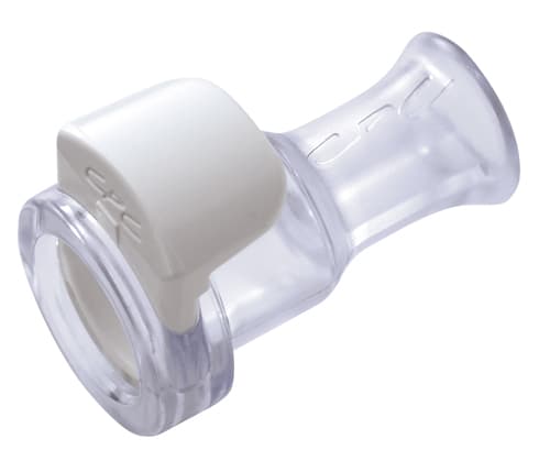 Female, Thumb Latch - MPC, PC (Polycarbonate), Purple Tint, Plastic Latch
