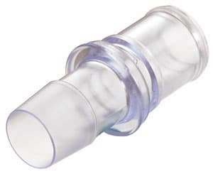 Straight, Thumb Latch - MPX Male to Tube Fitment 12,7mm (1/2") ID, PC (Polycarbonate) Purple Tint,