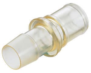 Straight, Thumb Latch - MPX Male to Tube Fitment 9,5mm (3/8") ID, PC (Polycarbonate) Purple Tint,