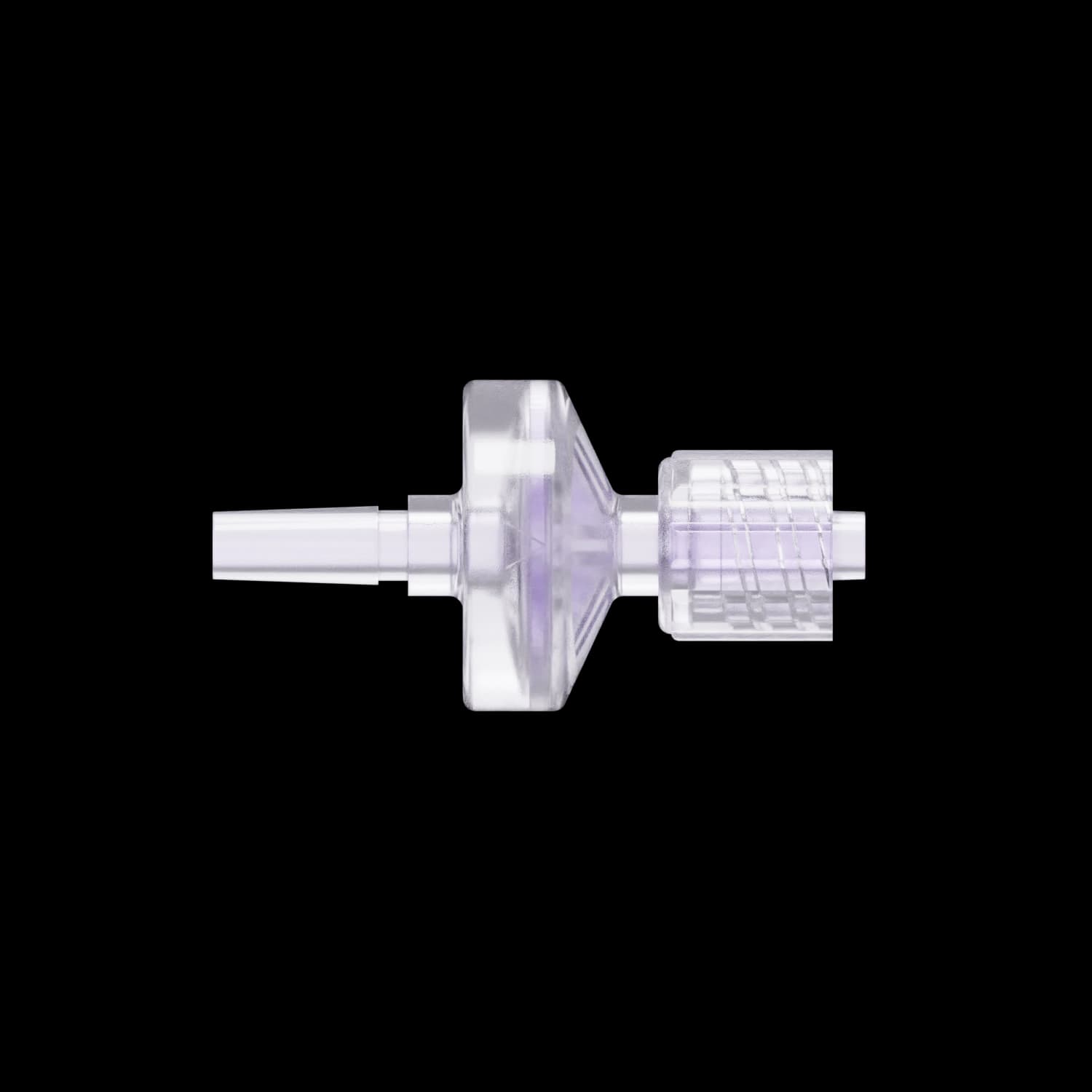 Luer Male - Slip to Luer Male - Lock, PC (Polycarbonate) Clear,
