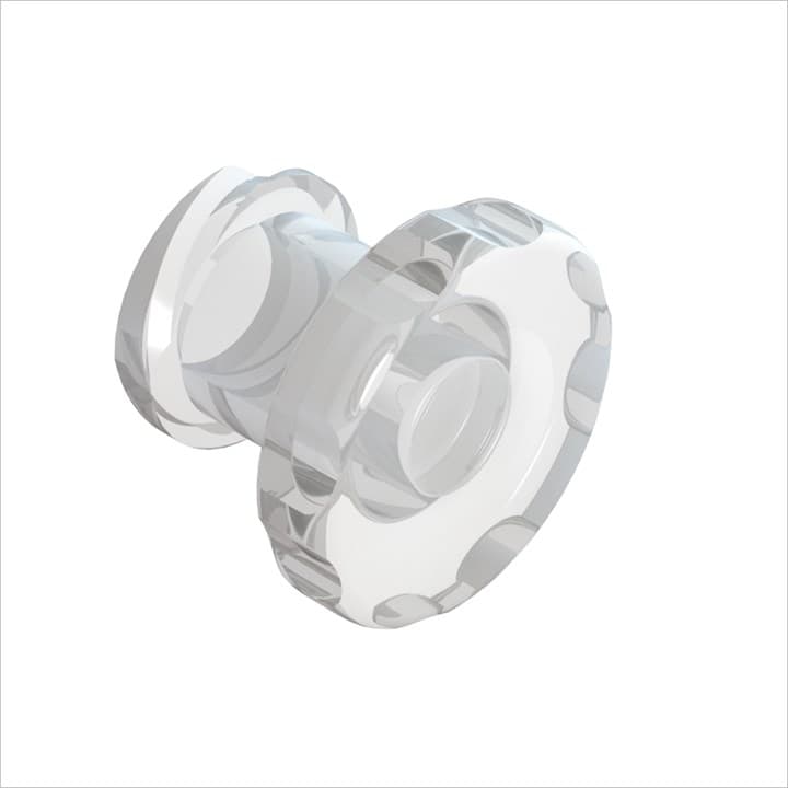 Female Luer Lock Plug - Animal Free Polypropylene