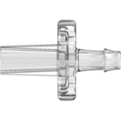 Male Luer Slip to Tube Connection 2,4mm (3/32"), Straight, PC (Polycarbonate), Clear