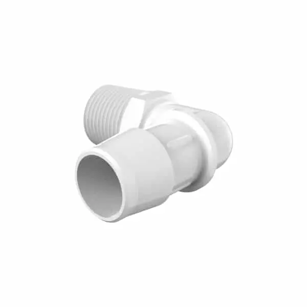 Non-Animal derived Polypropylene Elbow 1/2" NPT x 3/4"ID