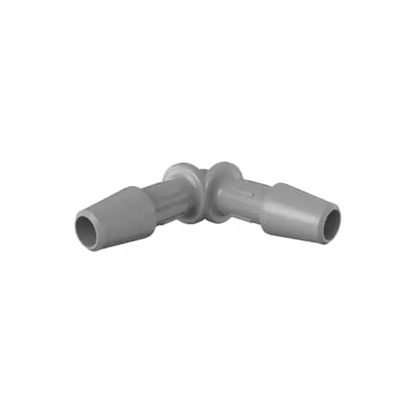 Ellbogen-Verbinder für 1/8" (3.2mm) ID Schlauch, Edelstahl, bns