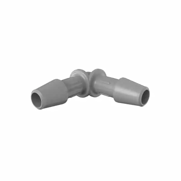 Ellbogen-Verbinder für 3/16" (4.8mm) ID Schlauch, Edelstahl, bns