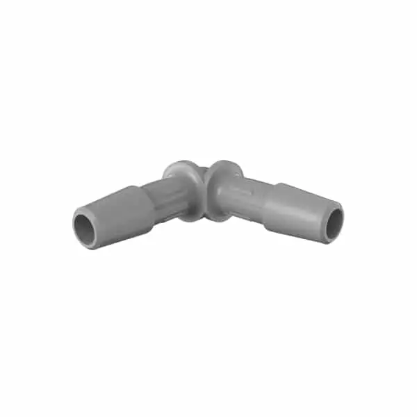 Ellbogen-Verbinder für 1/4" (6.4mm) ID Schlauch, Edelstahl, bns