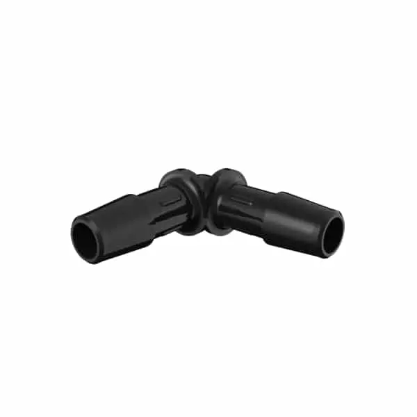Ellbogen-Verbinder für 5/16" (8.0mm) ID Schlauch, PA schwarz, bns