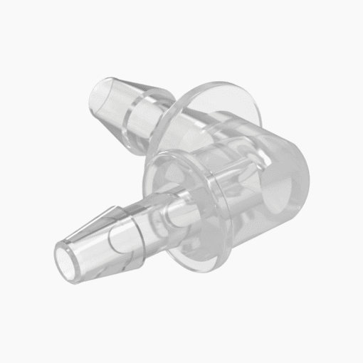 Ellbogen-Reduzierverbinder mit Barbs für 1/8"(3.2mm) und 3/32"(2.4mm) ID Schlauch, tierrückstandsfreies PP, bns