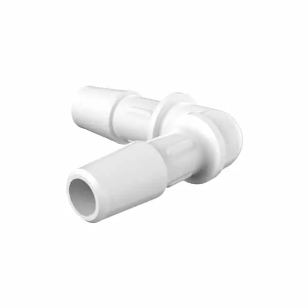 Ellbogen-Reduzierverbinder mit Barbs für 5/16"(8.0mm) und 1/4"(6.4mm)  ID Schlauch, PA natur, bns