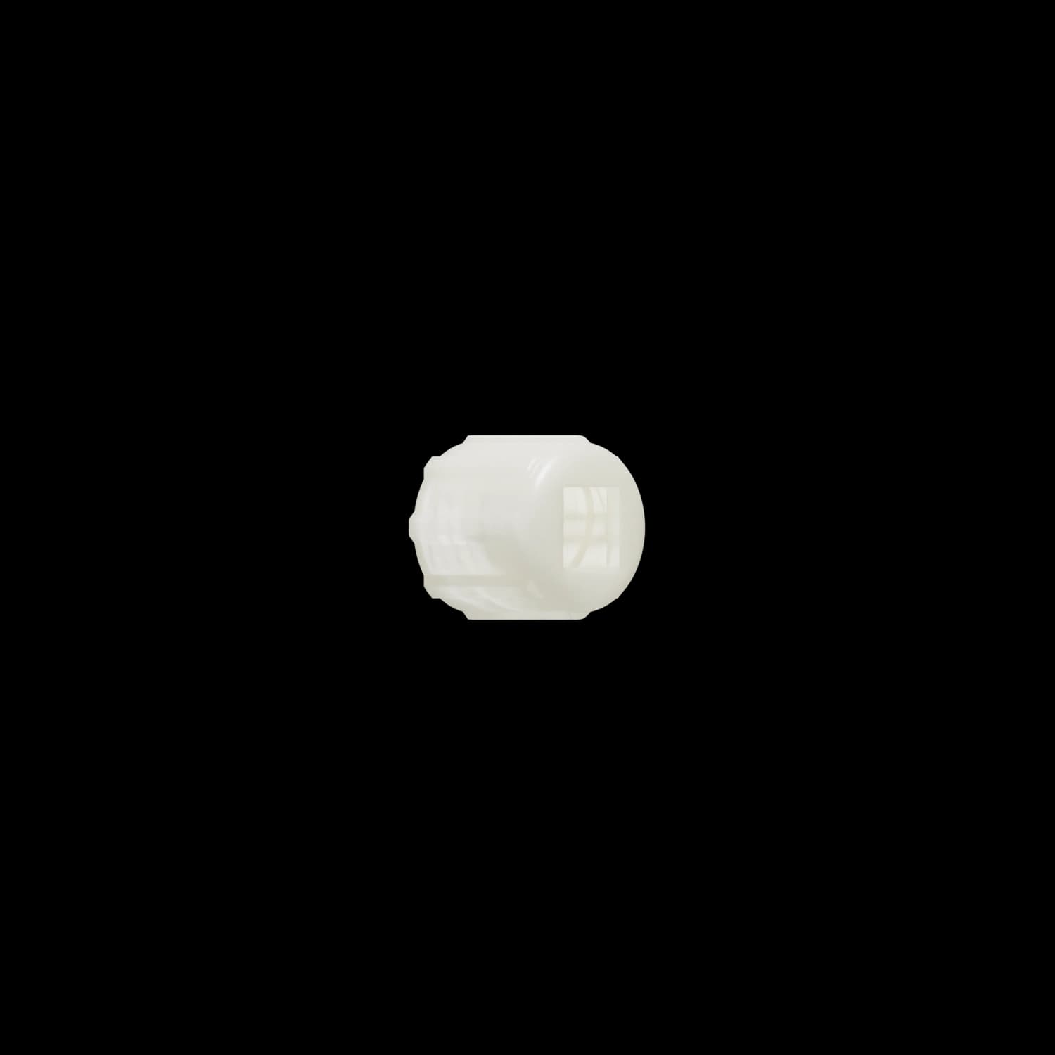 Ring, Luer Male - Lock to, PA (Polyamide) White,