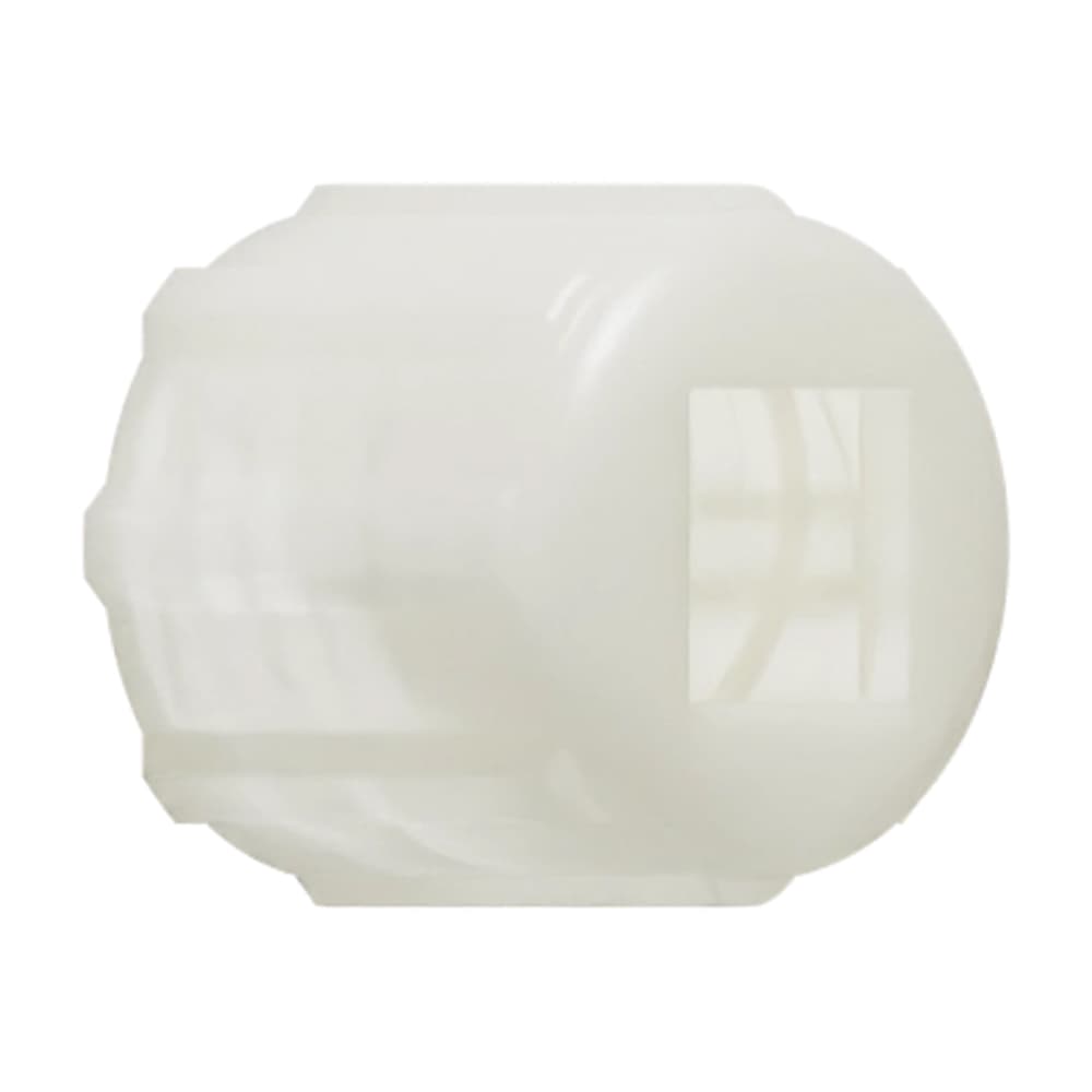 Luer Lock Ring, PA (Polyamide) White, Male - Lock