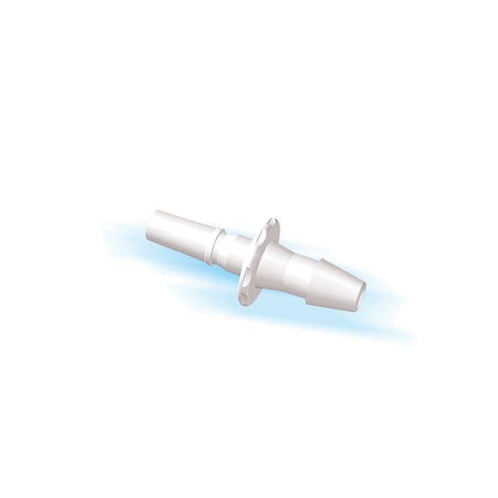 Männl. Luer zu 5/32"(4.0mm) ID Schlauch (verwendbar mit rotierb. Luer Lock Ring) strahlungsbeständiges PC, bns