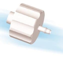 Male Luer Lock to Tube Connection 1,6mm (1/16"), Straight, PA (Polyamide), Natural