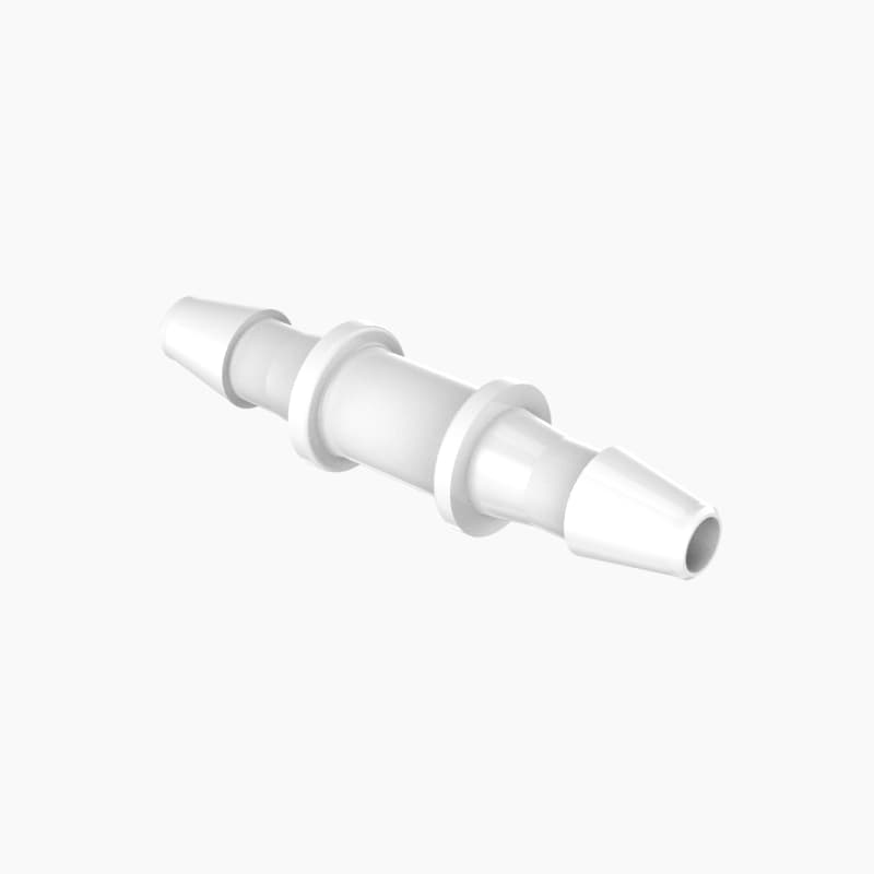 Schlauchverbinder gerade für 1/16" (1.6mm) ID Schlauch, PA weiß, bns