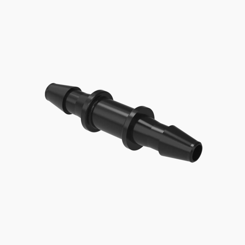 Schlauchverbinder gerade für 1/16" (1.6mm) ID Schlauch, schwarzes PA, bns