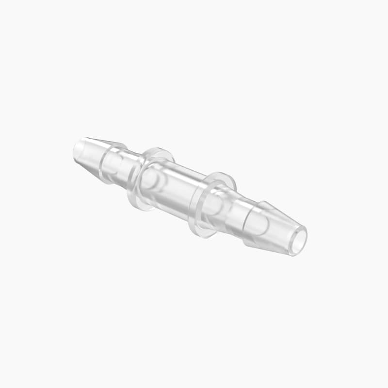Schlauchverbinder gerade für 1/16" (1.6mm) ID Schlauch, PP natur, bns