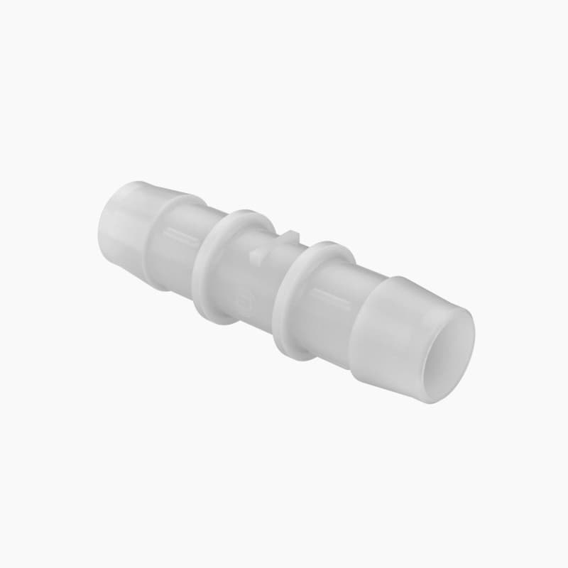 Schlauchverbinder gerade für 3/4" (19.0mm) ID Schlauch, Kynar PVDF natur, bns
