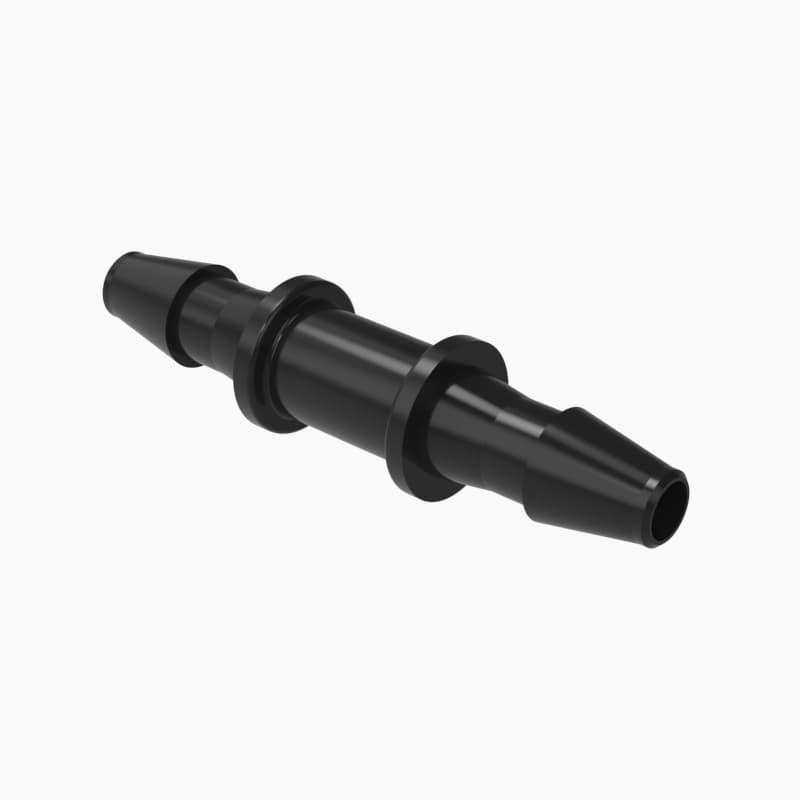 Schlauchverbinder gerade für 3/32" (2.4mm) ID Schlauch, schwarzes PA, bns
