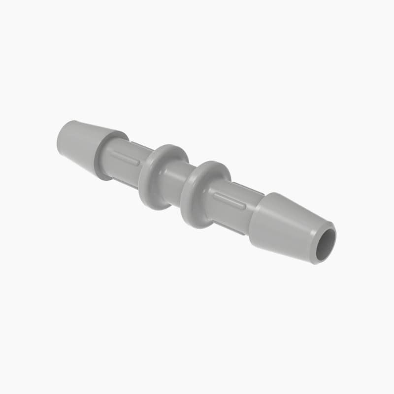 Schlauchverbinder gerade für 5/32" (4.0mm) ID Schlauch, Edelstahl, bns