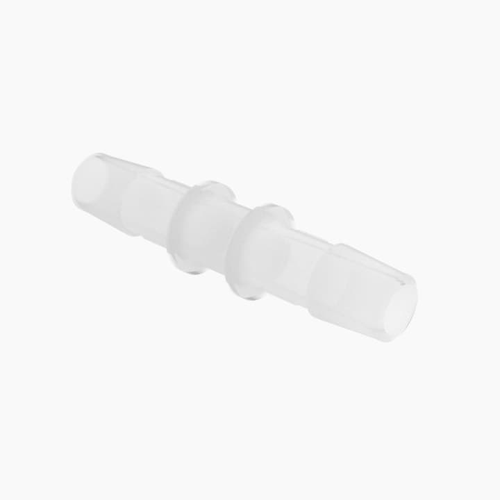 Schlauchverbinder gerade für 3/8" (9.5mm) ID Schlauch, Kynar PVDF natur, bns