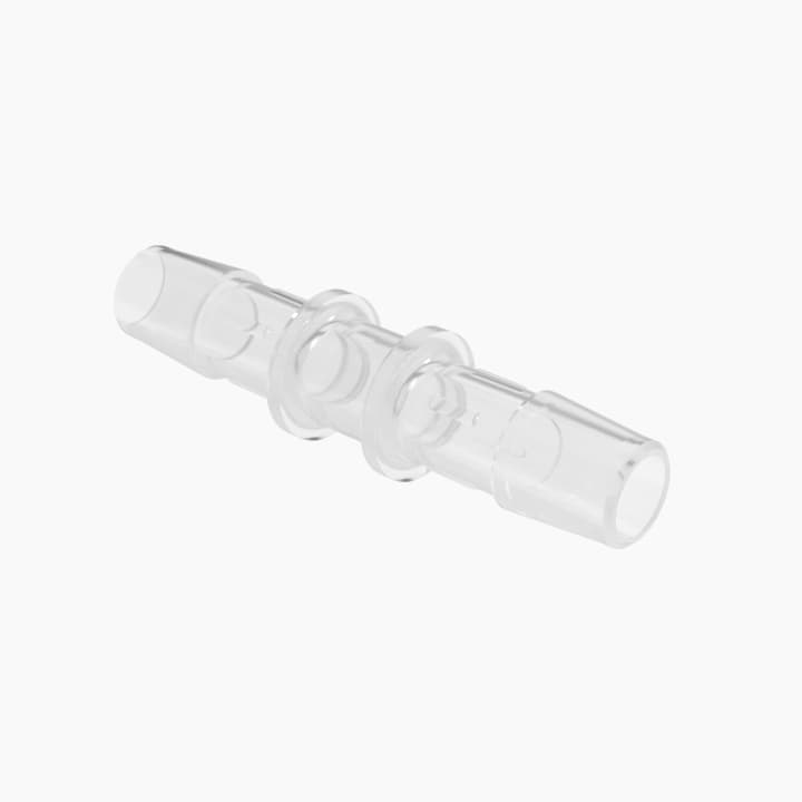 Schlauchverbinder gerade für 3/8" (9.5mm) ID Schlauch, tierrückstandsfr. PP, bns