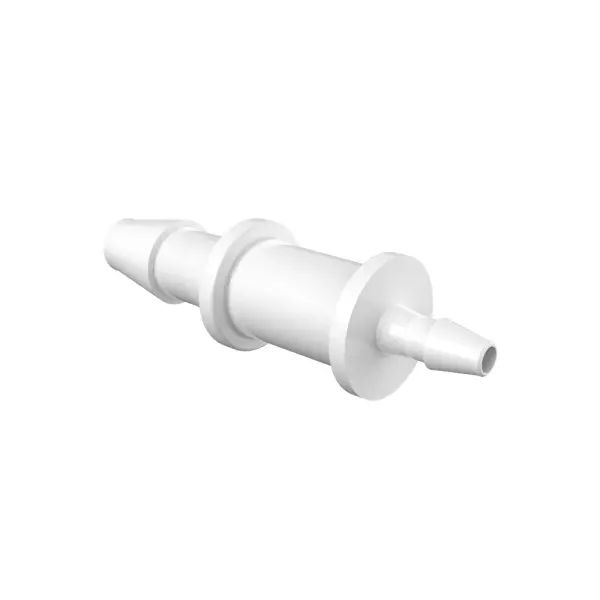 Reduzierverbinder gerade für Schlauch mit 1/8"(3.2mm) und 1/16"(1.6mm) ID, PVDF natur, bns