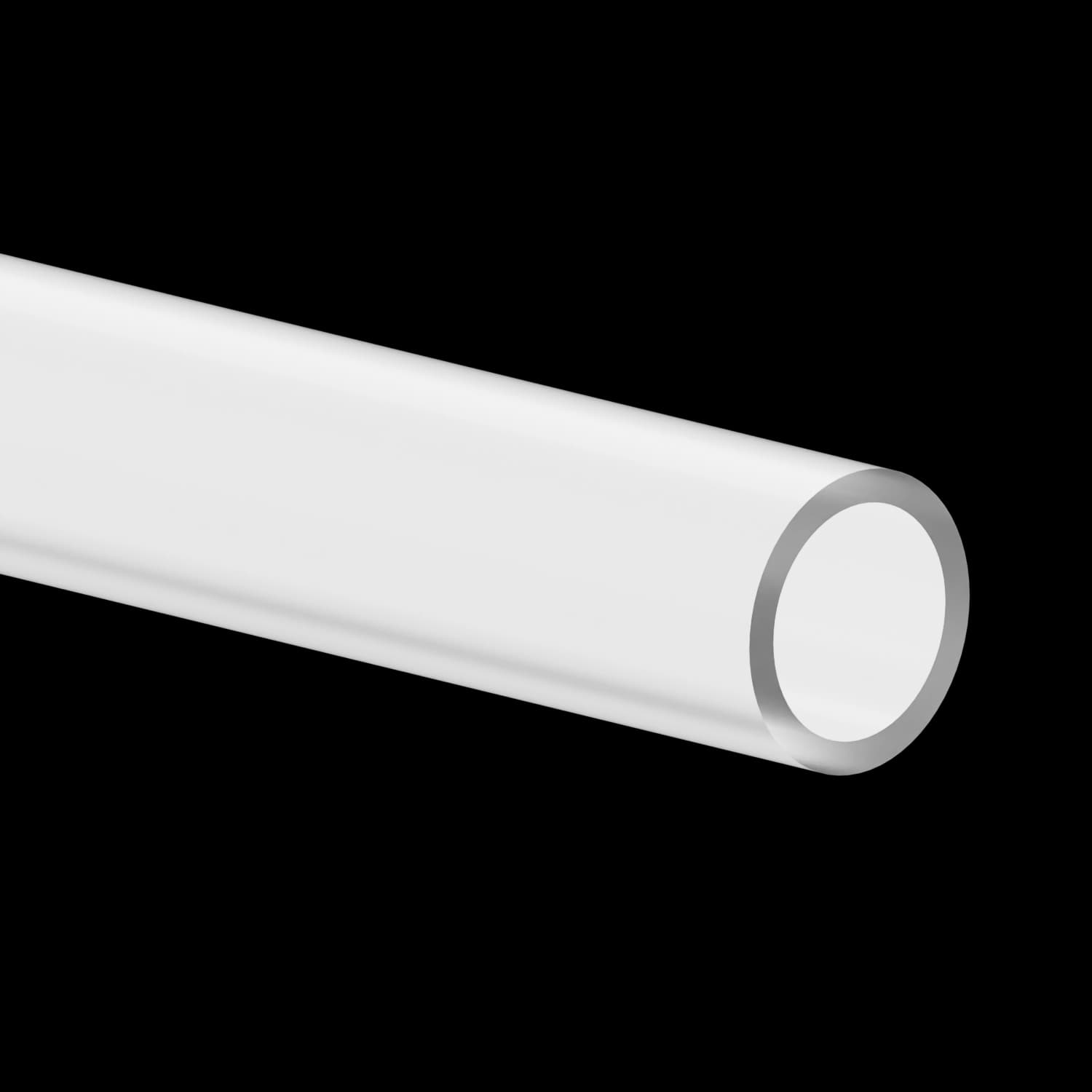 PVC (Polyvinyl Chloride), 14,29mm (.563") OD x 11,11mm (.438") ID, 91,4m (300')