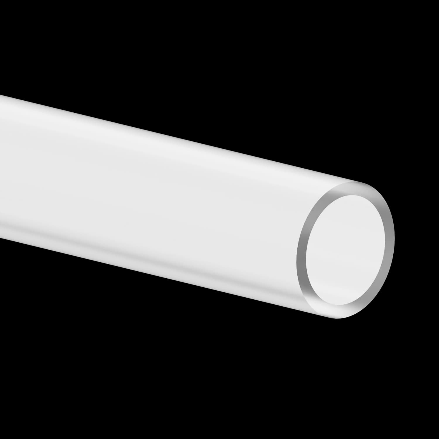 PVC (Polyvinyl Chloride), 15,88mm (.625") OD x 12,70mm (.500") ID, 60cm (2')
