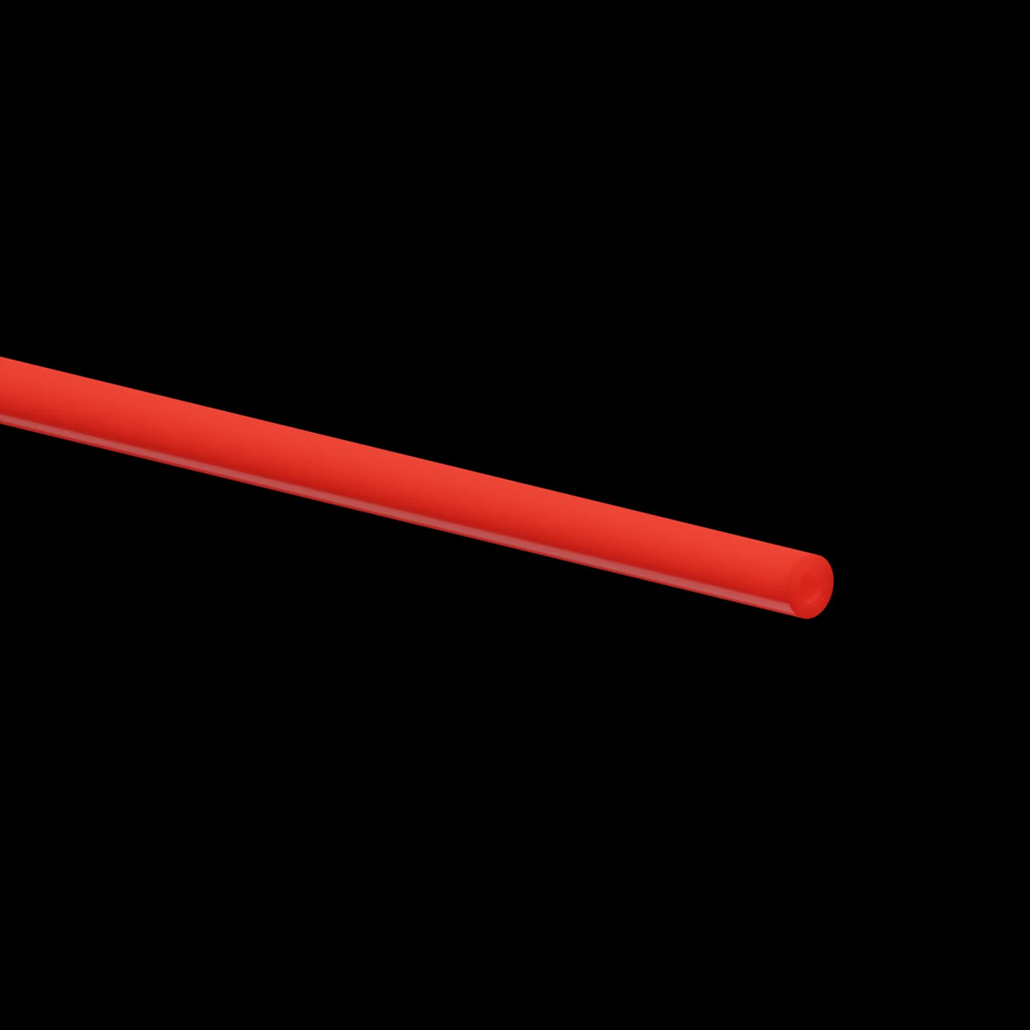 PVC (Polyvinyl Chloride), 3,2mm (1/8") OD x 1,6mm (1/16") ID, 30,5m (100')