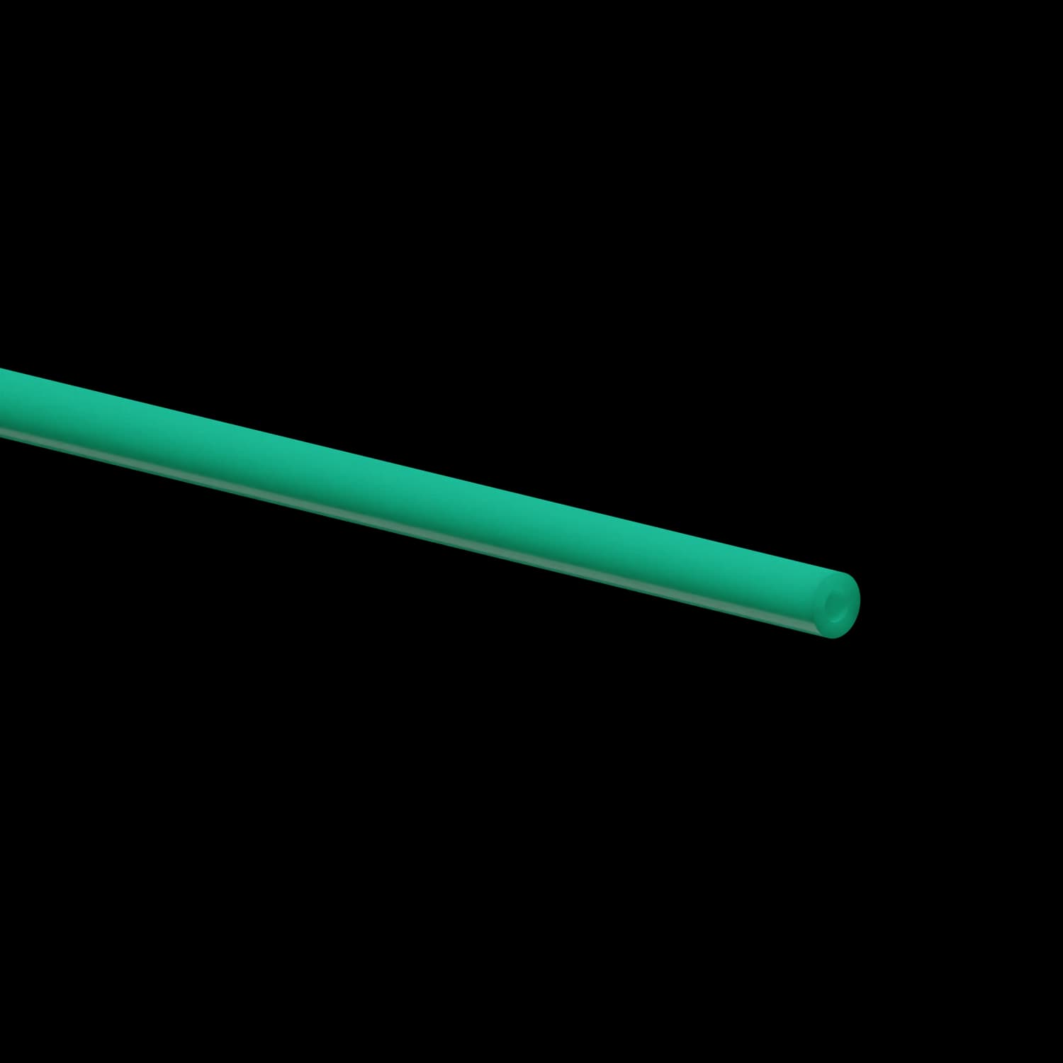 PVC (Polyvinyl Chloride), 3,2mm (1/8") OD x 1,6mm (1/16") ID, 30,5m (100')