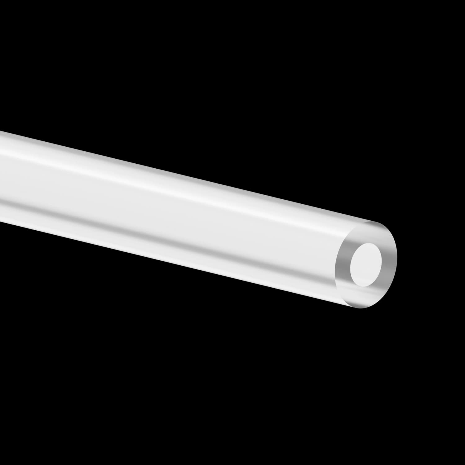 PVC (Polyvinyl Chloride), 9,53mm (.375") OD x 4,80mm (.189") ID, 152,4m (500')