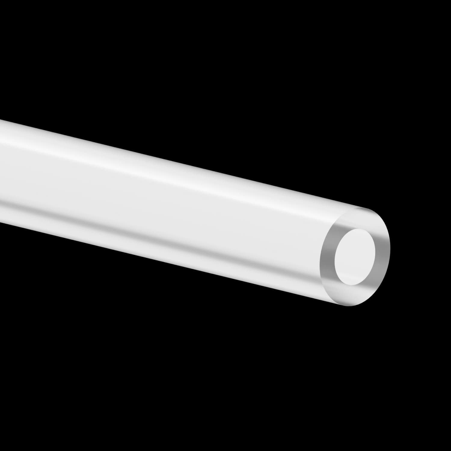PVC (Polyvinyl Chloride), 11,11mm (.438") OD x 6,4mm (.252") ID, 91,4m (300')