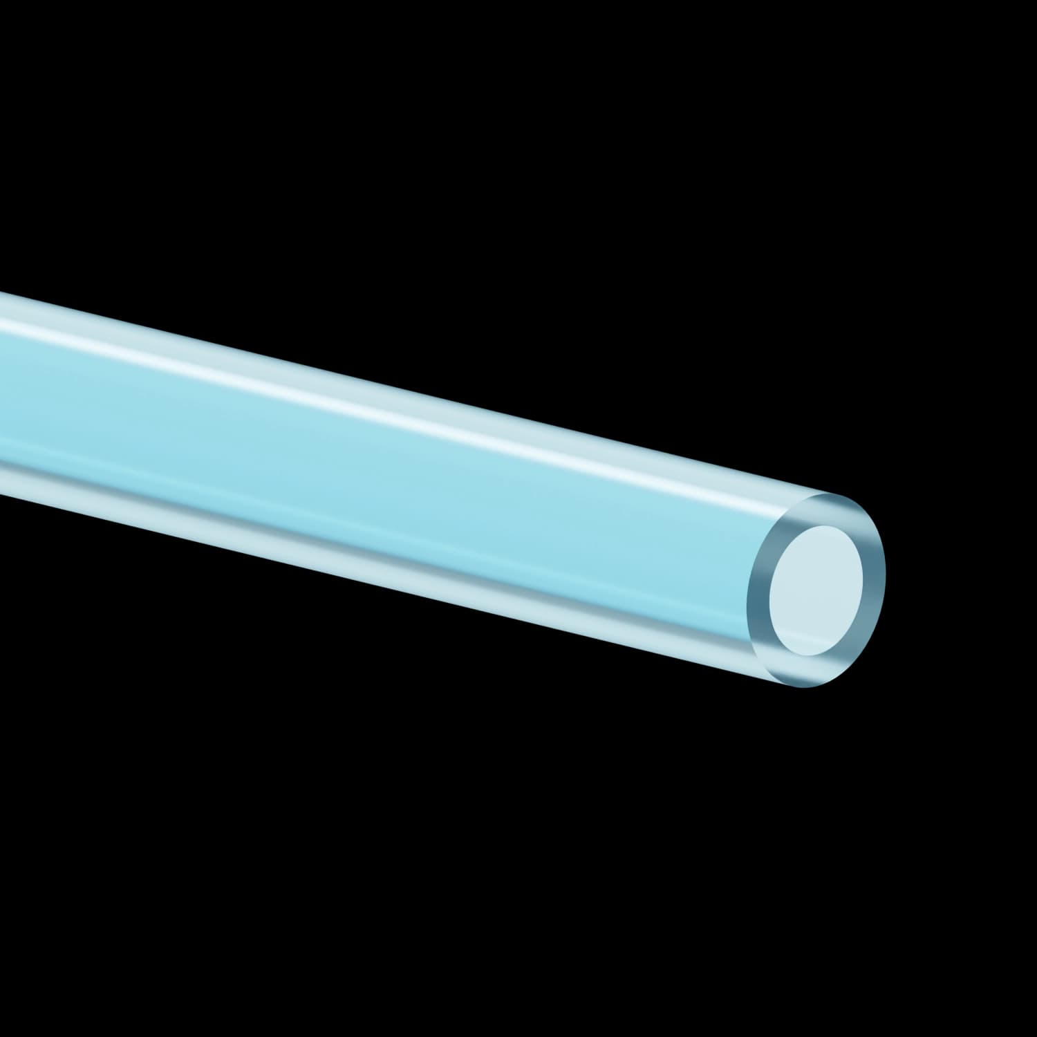 PUR (Polyurethane), 3,2mm (1/8") OD x 1,6mm (1/16") ID, 30,5m (100')
