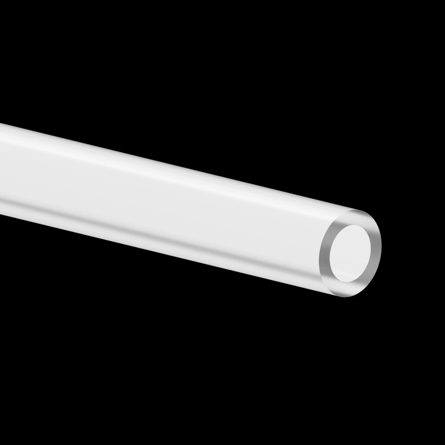 PUR (Polyurethane), 10,00mm (.394") OD x 6,35mm (.250") ID, 152,4m (500')