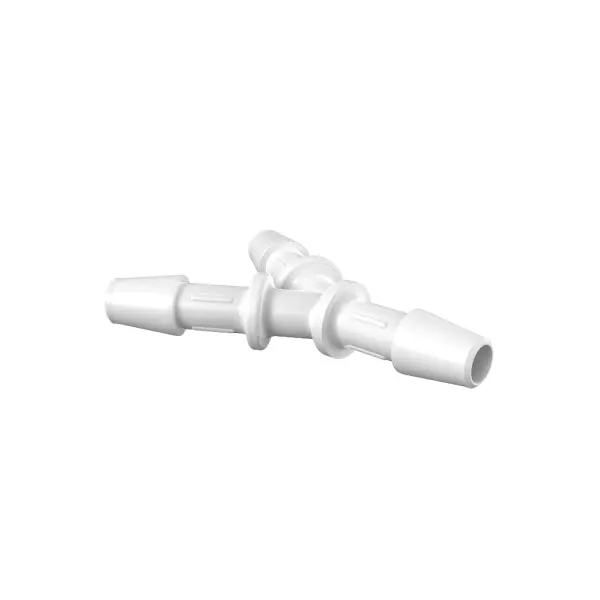 Y-Verbinder für 5/32" (4.0mm) ID Schlauch, Kynar PVDF, bns