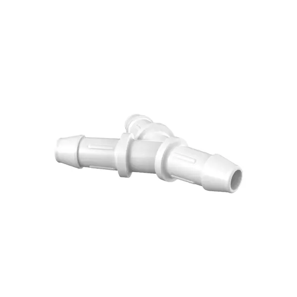 Y-Verbinder für 3/16" (4.8mm) ID Schlauch, Kynar PVDF, bns