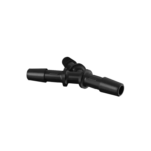 Wye 1/4" Barb in Black Nylon