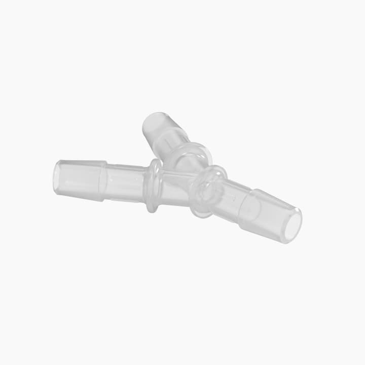 Y-Verbinder für 5/16" (8.0mm) ID Schlauch, tierrückstandsfreies PP, bns