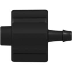 Male Luer Lock to Tube Connection 1,6mm (1/16"), Straight, PA (Polyamide), Black